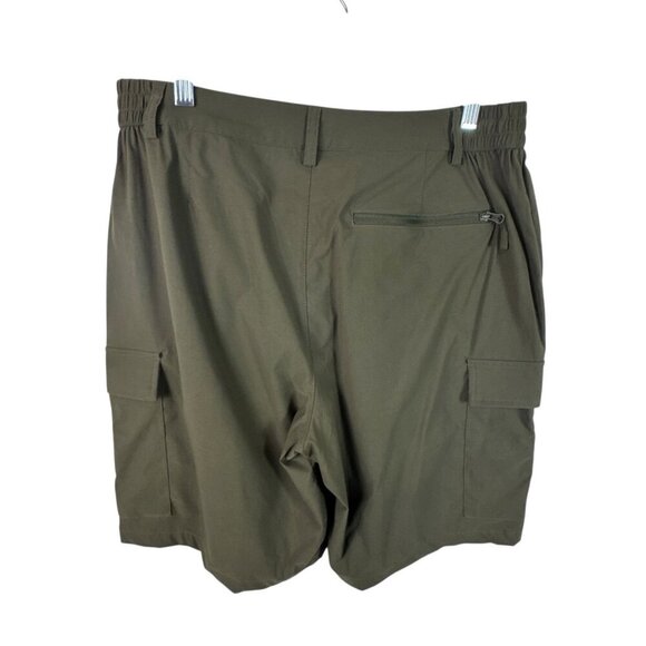 MagcoMsen Men's M Outdoor Cargo Shorts Olive New Inseam 8.25" - Picture 2 of 13